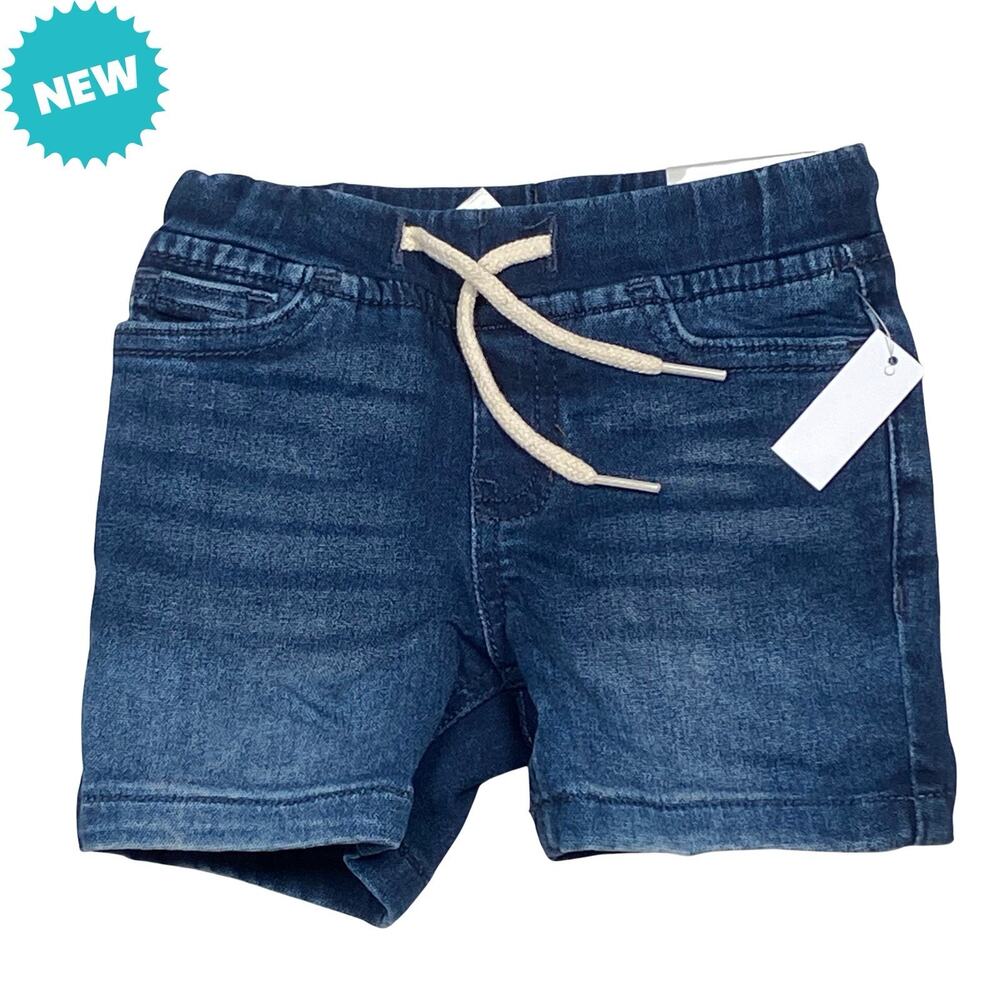Okie Dokie Shorts Baby Size 12 Month Denim Drawstring Summer Playtime New